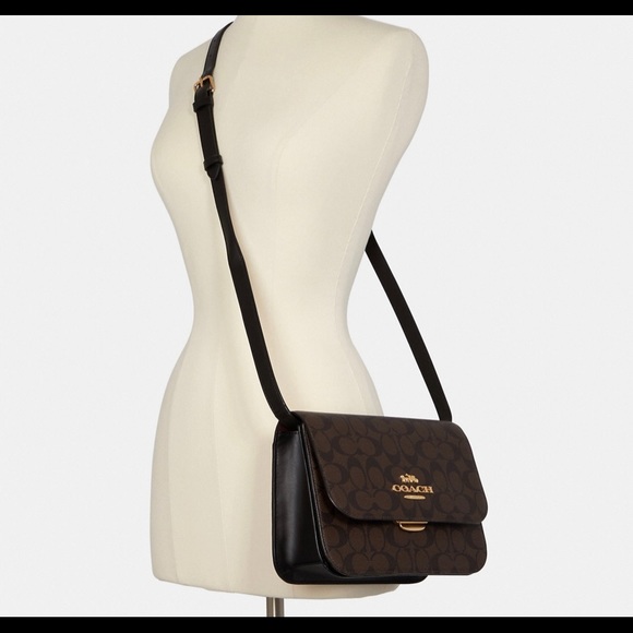 AUTHENTIC COACH FLAP CROSSBODY PURSE - Picture 4 of 4